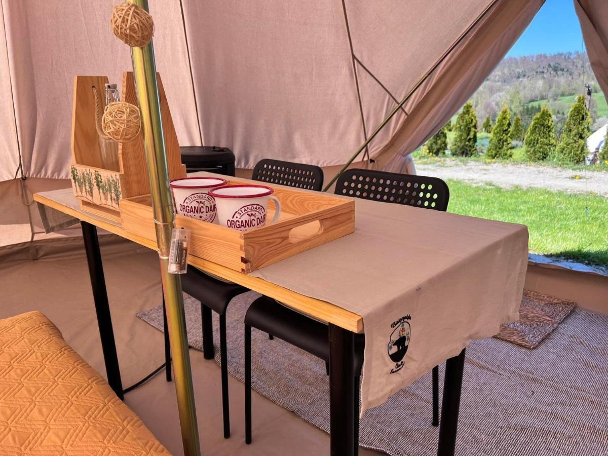 Hotel Bieszczadzka Osada Saunowisko - Glamping z sauną i jacuzzi Solina  Zewnętrze zdjęcie