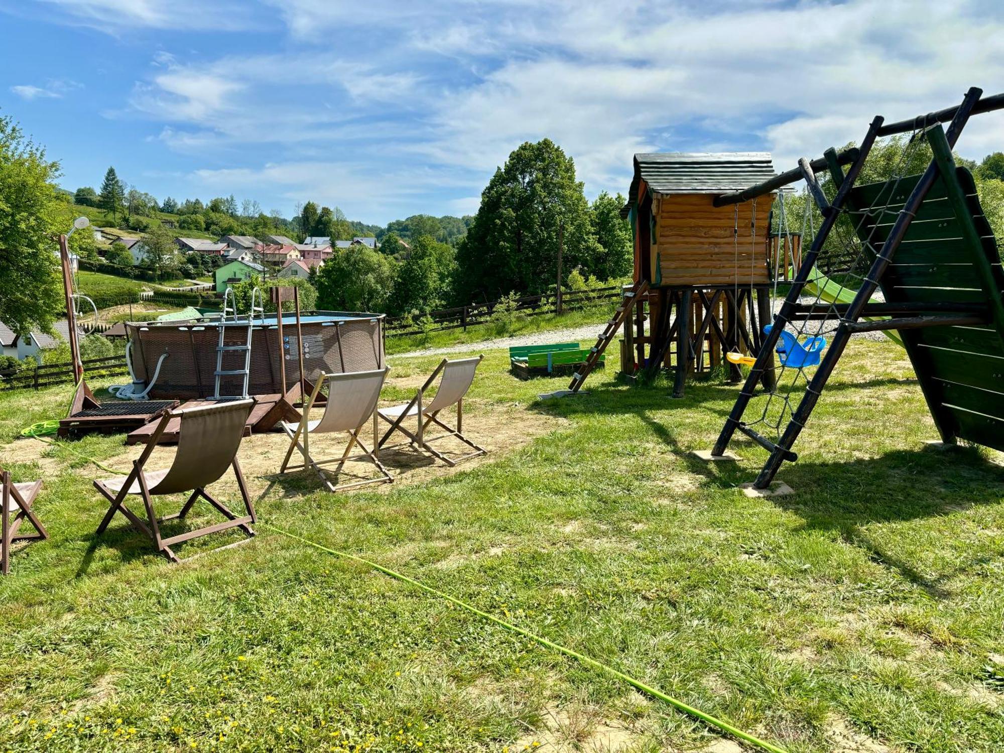 Hotel Bieszczadzka Osada Saunowisko - Glamping z sauną i jacuzzi Solina  Zewnętrze zdjęcie