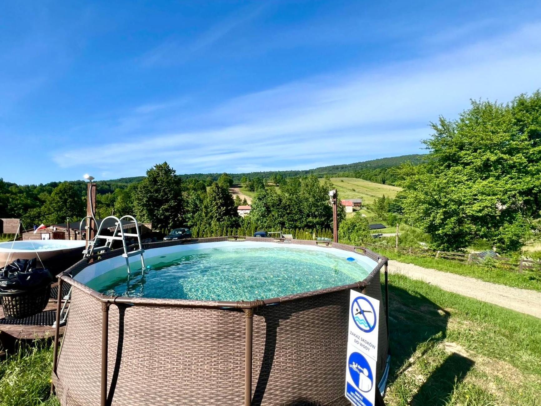 Hotel Bieszczadzka Osada Saunowisko - Glamping z sauną i jacuzzi Solina  Zewnętrze zdjęcie