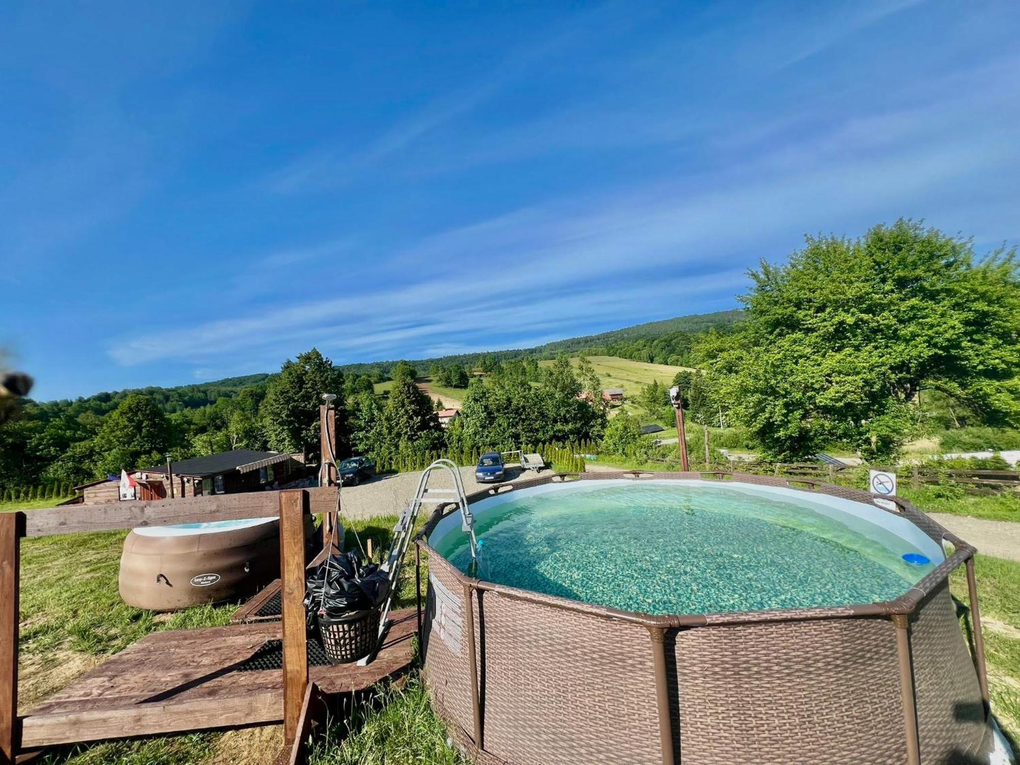 Hotel Bieszczadzka Osada Saunowisko - Glamping z sauną i jacuzzi Solina  Zewnętrze zdjęcie